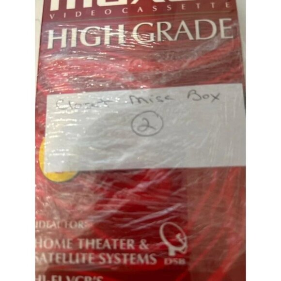Maxell Video Cassette High Grade 6 Hours T-120 New Sealed - Picture 3 of 3